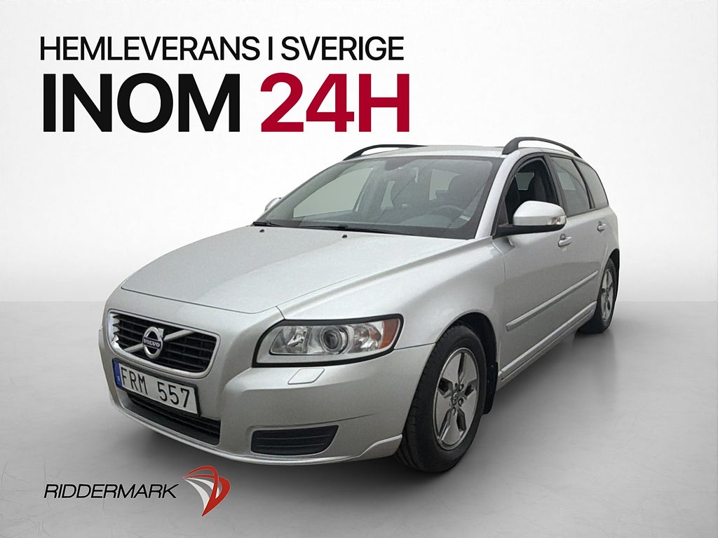 Volvo V50 D2 Dragkrok 2 brukare Endast 0,43l/mil Välskött