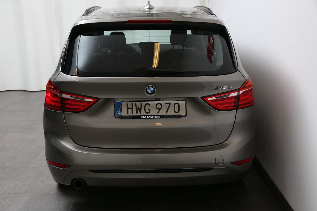 BMW 218 d Gran Tourer Sport line Aut Kamera Drag 7-Sits 2016