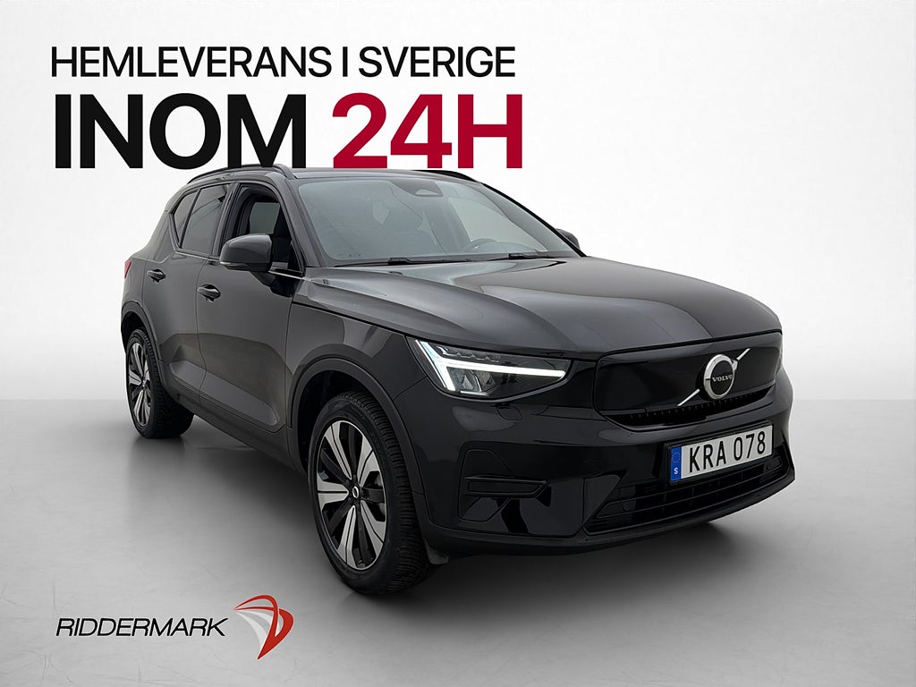 Volvo XC40 Recharge SM Core Kamera Värmepump Klimat