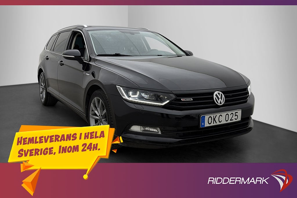 Volkswagen Passat 2.0 TDI 4M 240hk Värmare Skinn Dragkrok