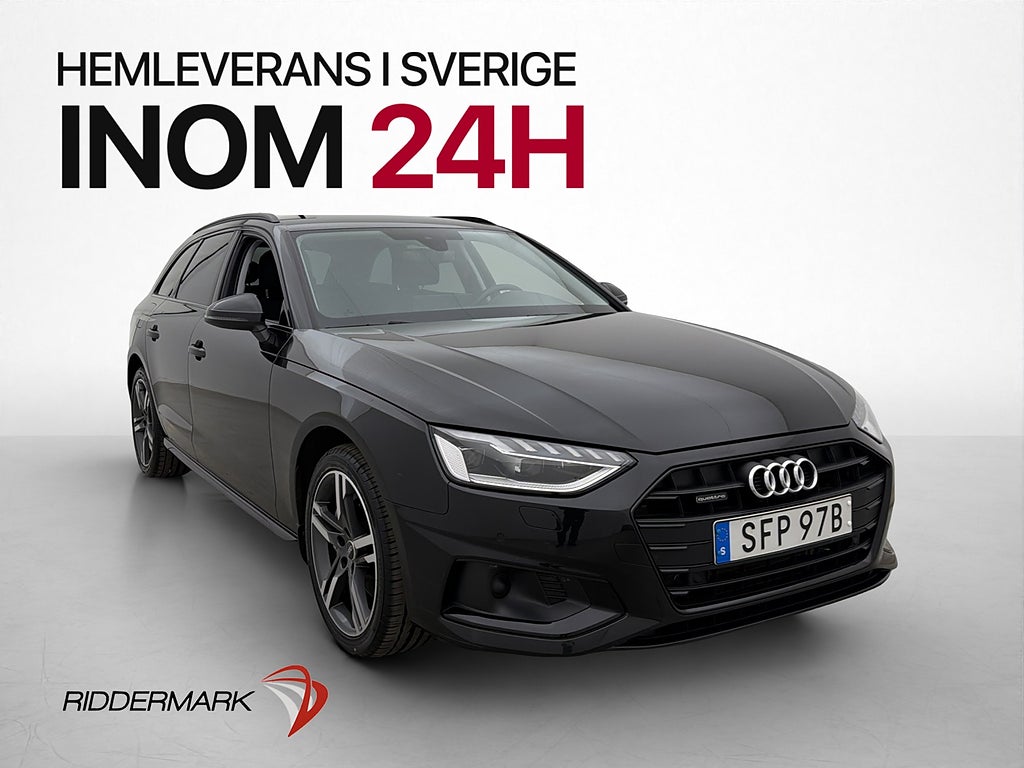 Audi A4 40 TDI Q Cockpit Kamera Navi D-Värm Matrix Drag