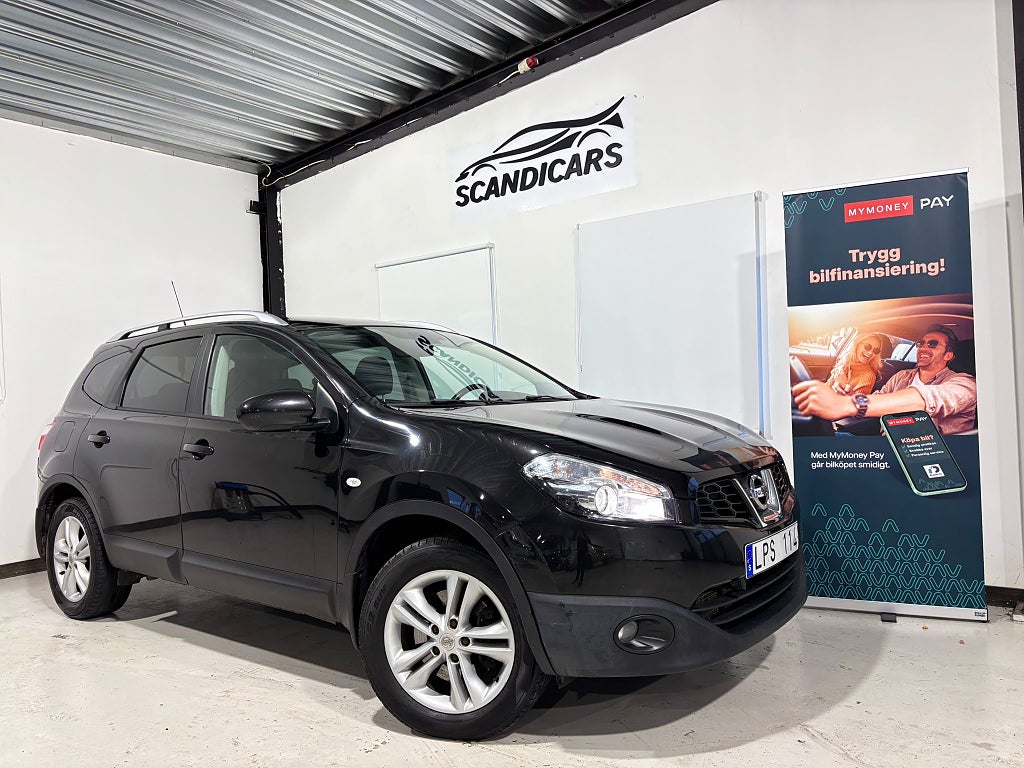 Nissan Qashqai+2 2.0 dCi 4x4 PANORAMA 7 SITS P-SENS NYSERV BESIK DRAG