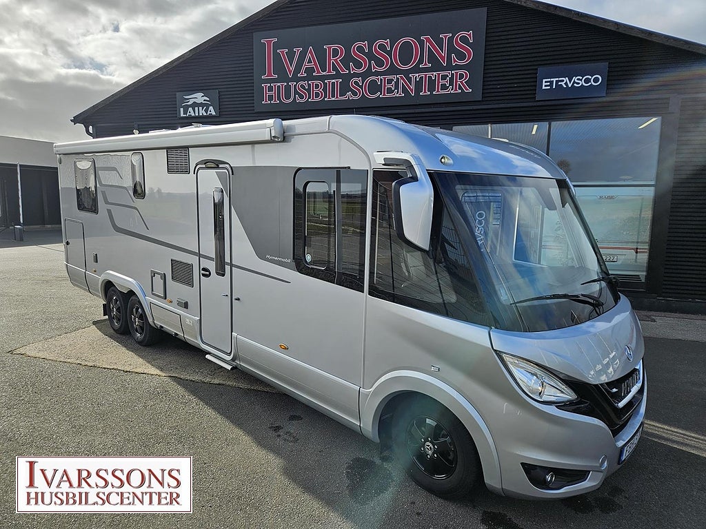 Hymer B 890 ML / Queensbed / Hyd-stödben / Mercedes / Automat / Alde