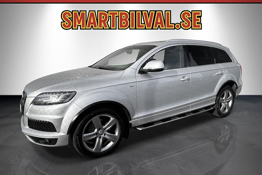 Audi Q7 3.0 TDI V6 S-Line 7-Sits Drag Panorama Värmare