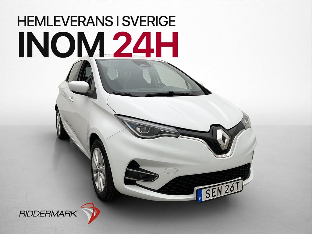Renault Zoe R110 52 kWh 109hk ZEN Friköpt-Batteri Sensorer