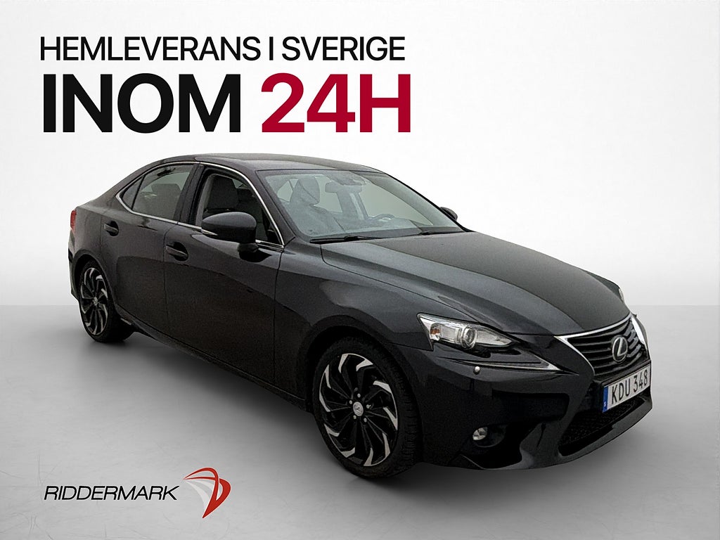 Lexus IS 300h 2.5 CVT Executive Kamera Rattvärme Drag 223hk