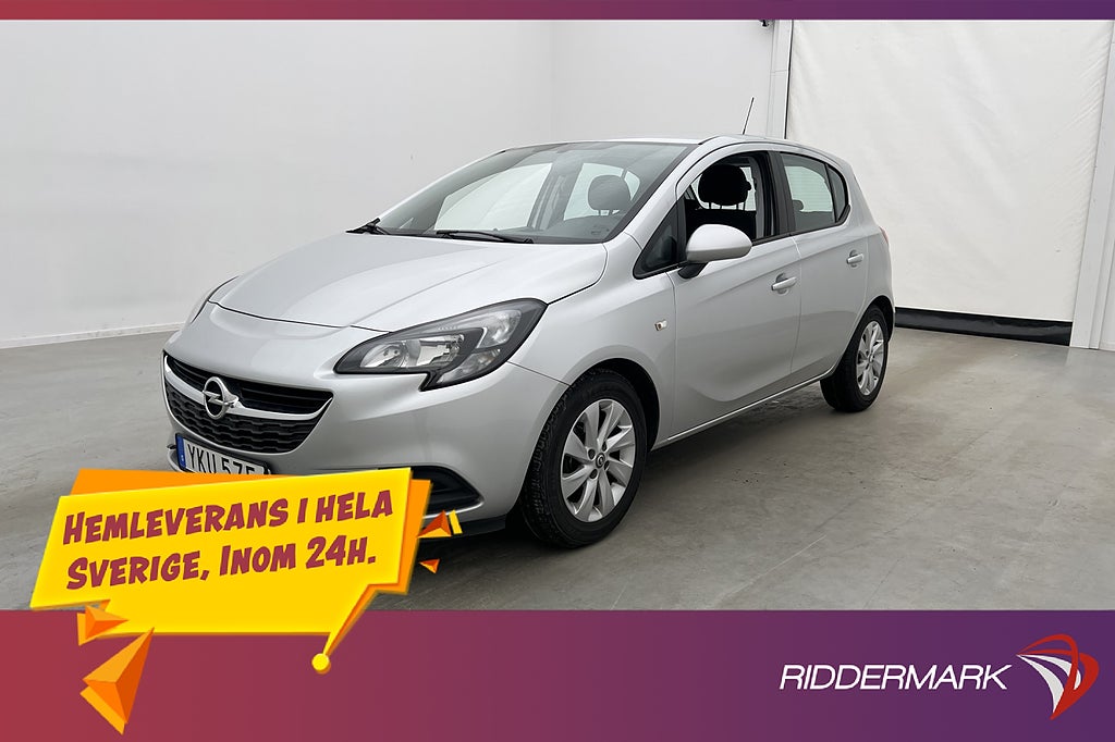 Opel Corsa 1.4 90hk Enjoy Sensorer Farthållare Rattvärme
