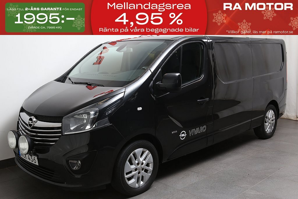 Opel Vivaro 2.9t 1,6 CDTI BIturbo 146hk Skåp D-Värme Drag 2017