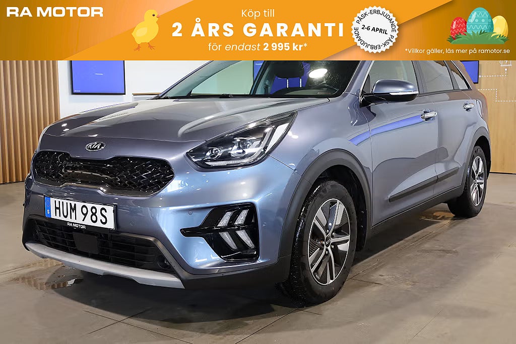 Kia Niro Hybrid 141hk Advance Plus Navi Kamera Läder Rattvärme 2020