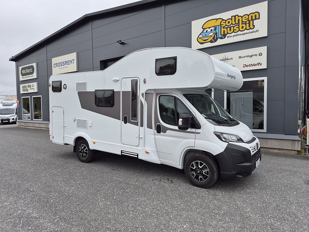 Sunlight A68 Adventure 2025, 140 hk, 6 sitt- och sovplatser, bra lastvikt