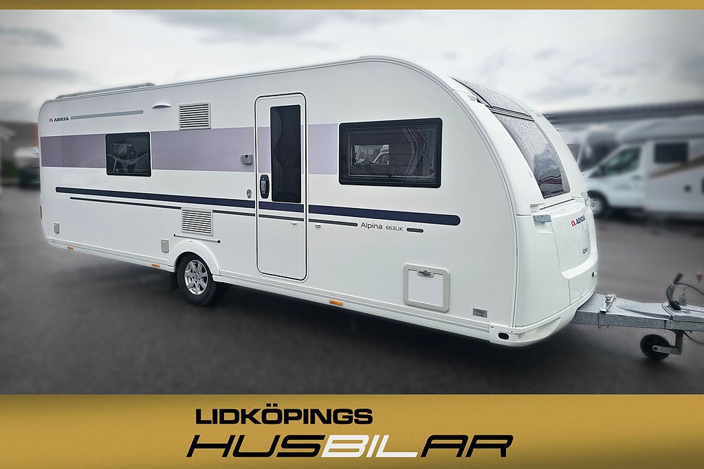 Adria ALPINA 663UK Förtält Isabella AC Barnkammare 