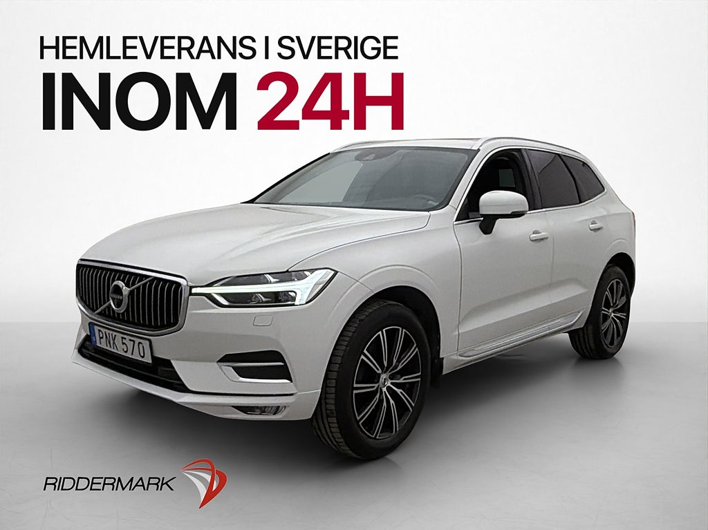 Volvo XC60 D4 AWD Inscription Pano Drag Skinn 360° Värmare