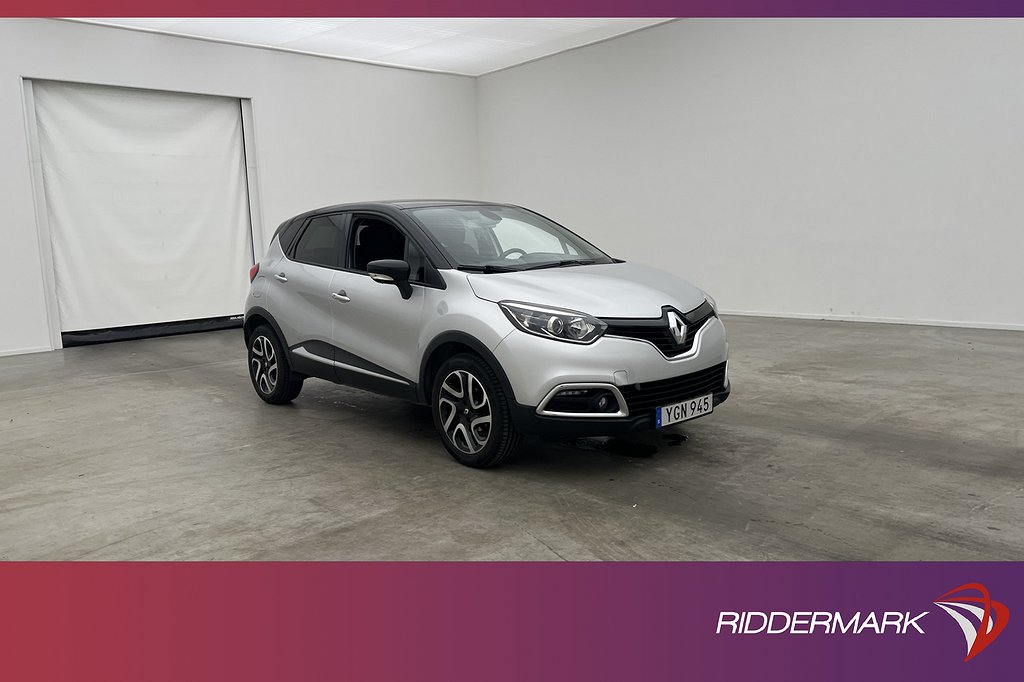 Renault Captur 0.9 TCe 90hk Sensorer Farthållare Låg-skatt