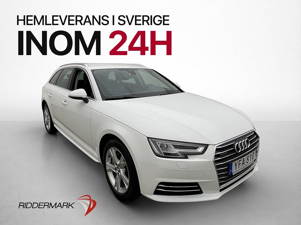 Audi A4 Avant 2.0 TDI Quattro 190hk Proline Drag P-Sensorer