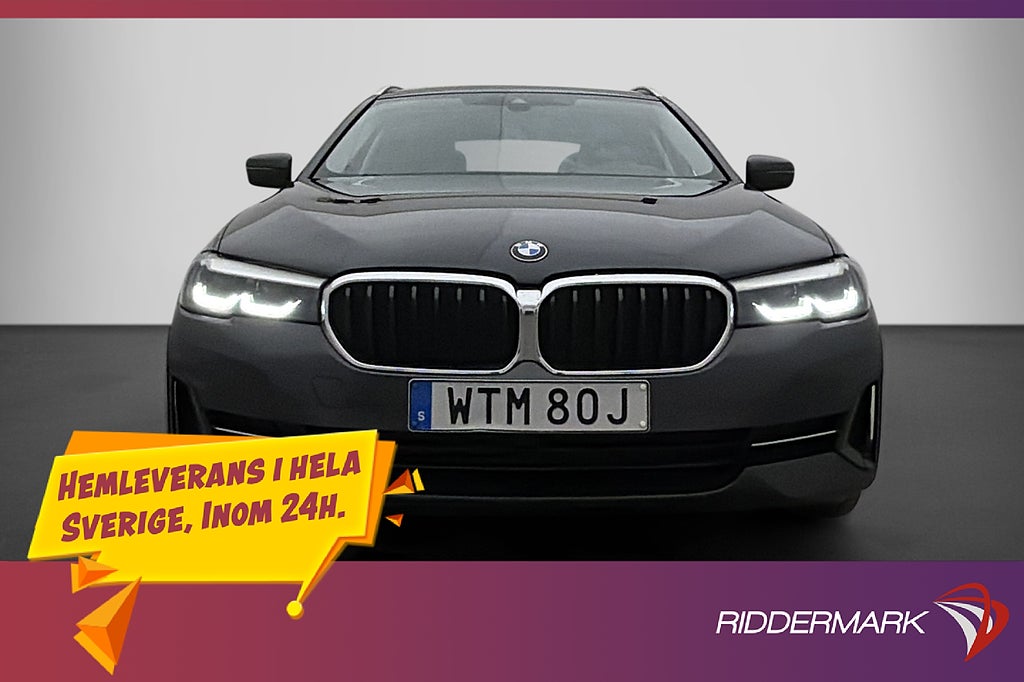 BMW 520d 190hk xDrive Värmare Drag Farthållare Navi Kamera