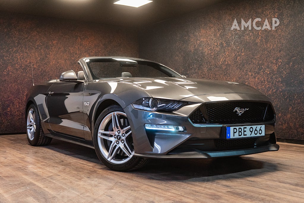 Ford Mustang GT Convertible 450hk | Sv-såld | 939mil | 1 Brukare
