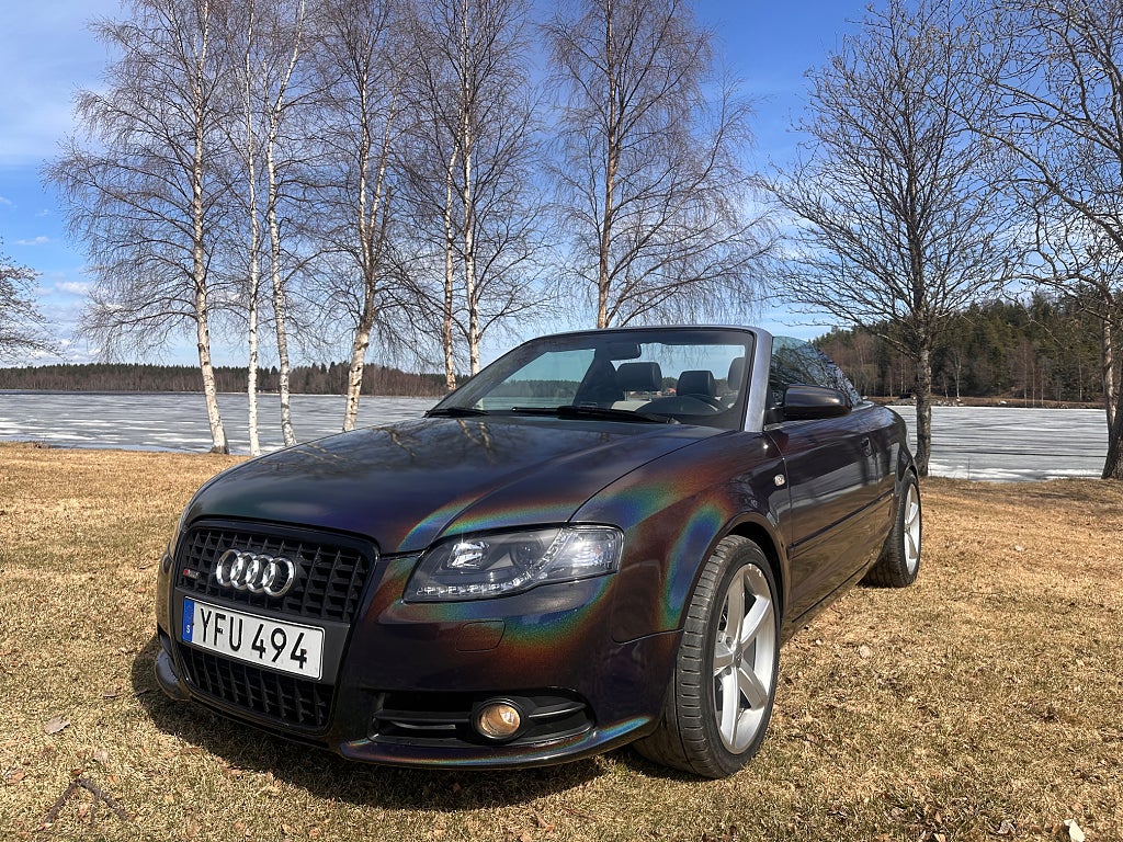 Audi A4 Cabriolet 2.5 TDI V6 S Line Ny besiktad 