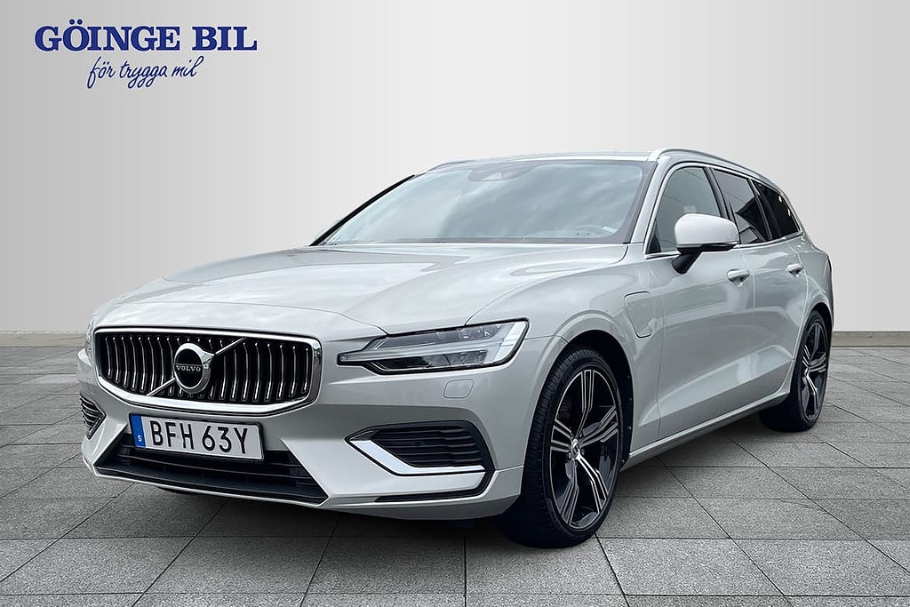 Volvo V60 Recharge T6 II Inscription 99% SOH/ Läder/ Drag...