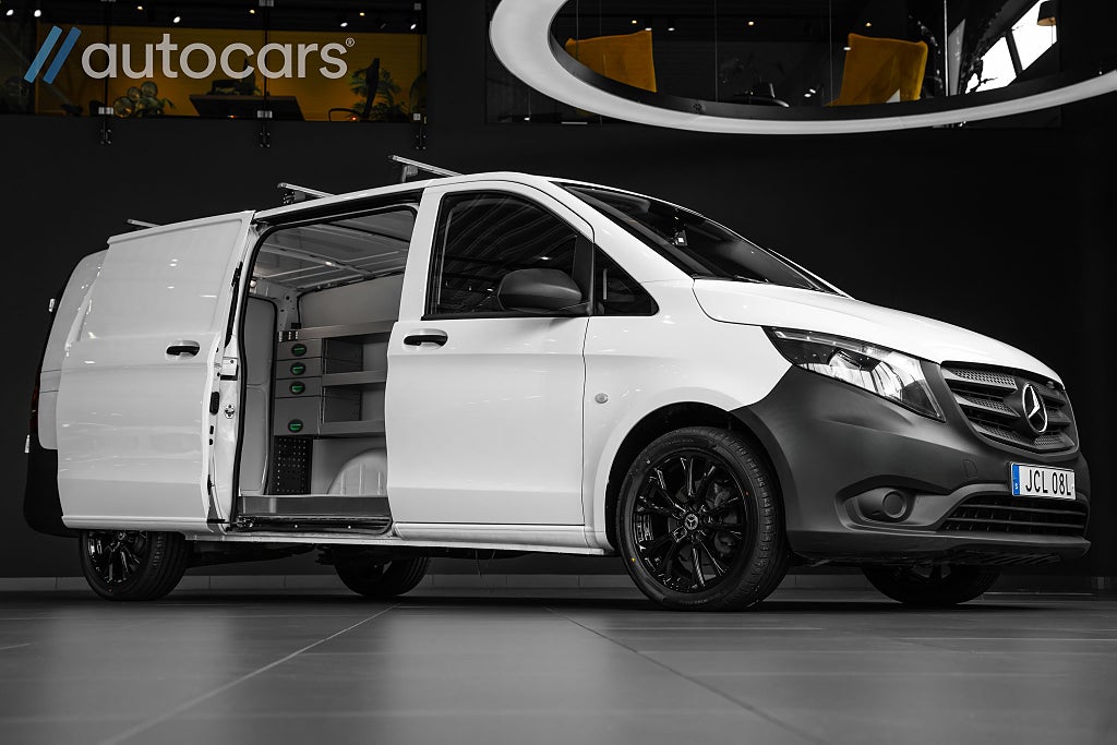 Mercedes-Benz Vito 110 L3 Extra Lång|Leasbar|Inredd|18"|Värmare