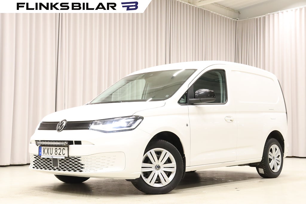 Volkswagen Caddy 4M 122HK Nedlackad|LED|D-Värm|M/K-Värmare