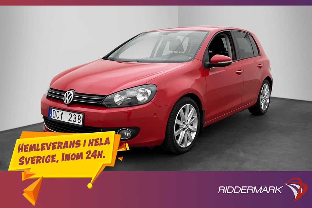 Volkswagen Golf 1.4 TSI 160hk GT Dragkrok Farthållare