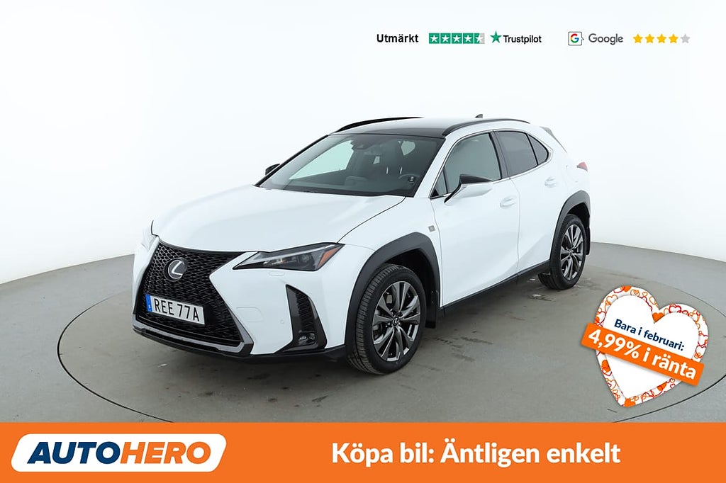Lexus UX 250h F Sport / Rattvärme, GPS, Backkamera