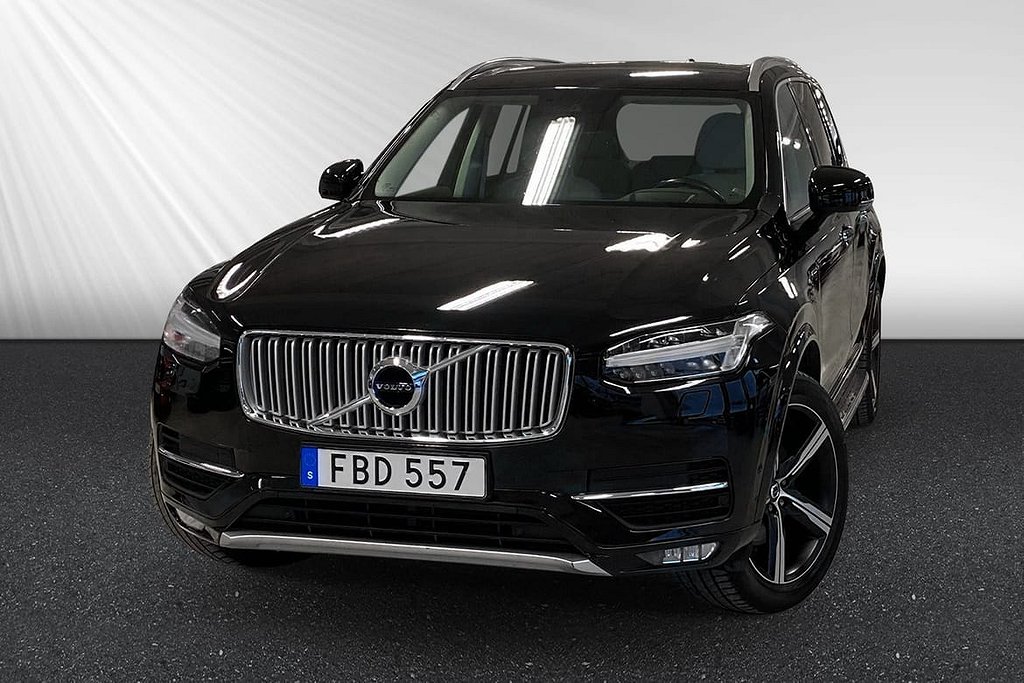 Volvo XC90 D5 AWD Inscription 7-Sits B-Kamera VOC Elstolar Navi 0% RÄNTA*