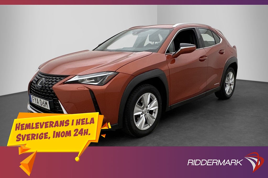 Lexus UX 250h CVT 184hk B-Kamera Navi Rattvärme 0,41l/mil