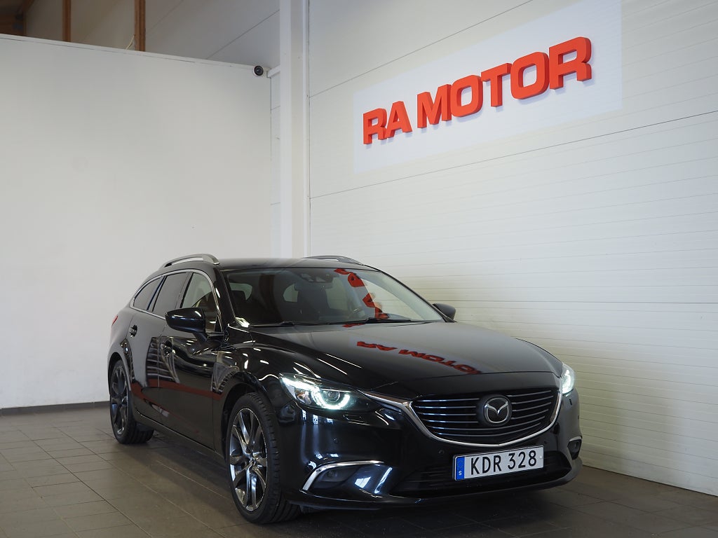 Mazda 6 2.2 175hk SKYACTIV-D AWD Optimum | Drag | HUD | Kamera