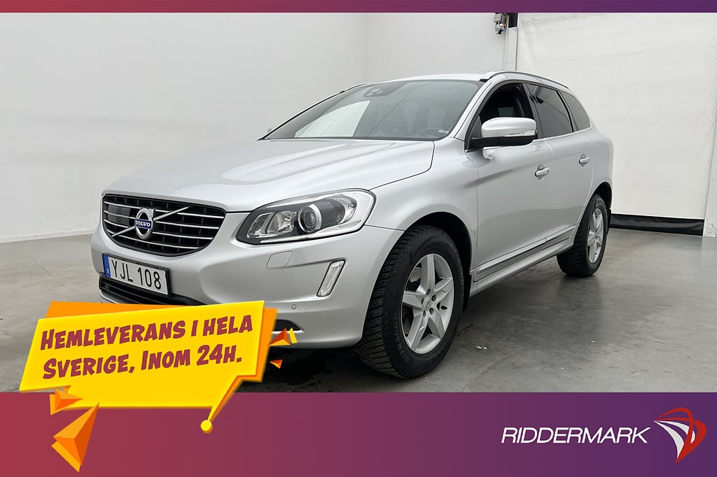 Volvo XC60 D4 AWD 190hk Summum Classic VOC Dragkrok Värmare