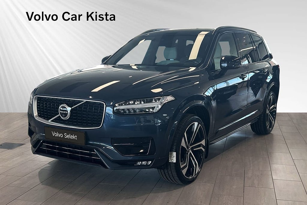Volvo XC90 T5 AWD R-Design 7-Sits H/K Pano 360Kamera DRAG