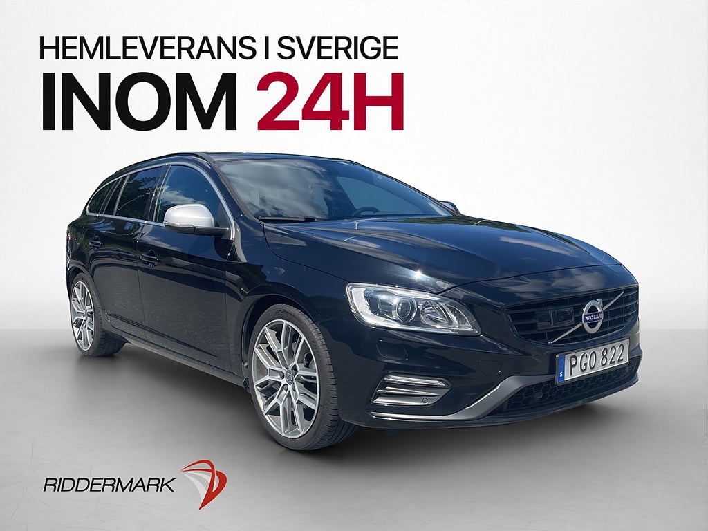 Volvo V60 T5 Polestar 253hk R-Design H/K T-lucka Värm Kamera
