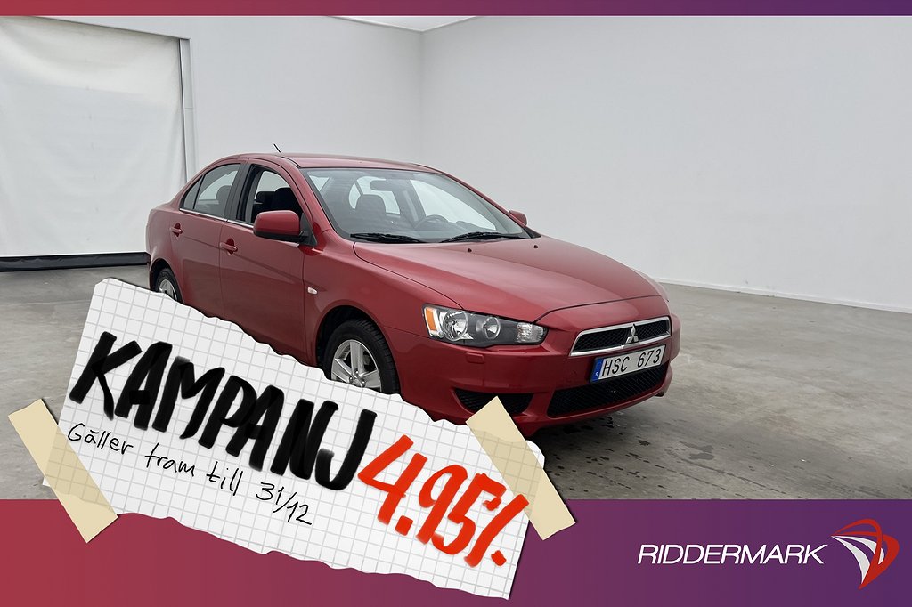 Mitsubishi Lancer 1.8 Automat 143hk Farthållar 4,95% Ränta