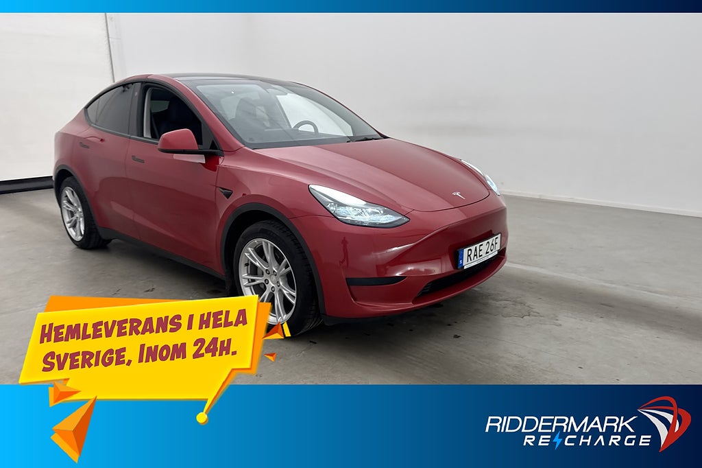 Tesla Model Y Standard Range Svensksåld Autopilot Dragkrok