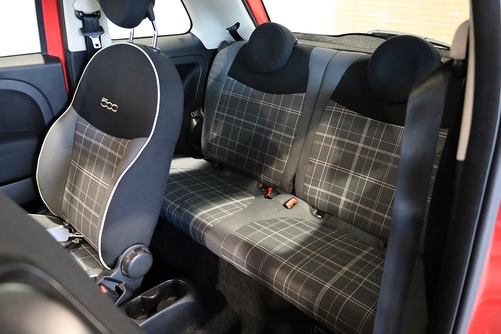 Fiat 500 1,2 69hk Lounge Panorama 2019