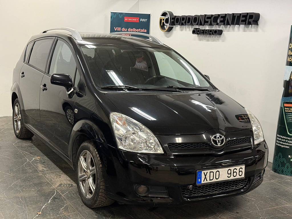 Toyota Corolla Verso 1.8 VVT-i MultiMode 7-Sits Automat Drag Nybesiktigad