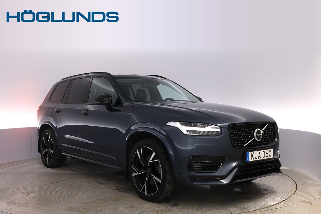 Volvo XC90 7 Säten T8 AWD Ultimate Dark Luft H/K Krok Pano MOMS