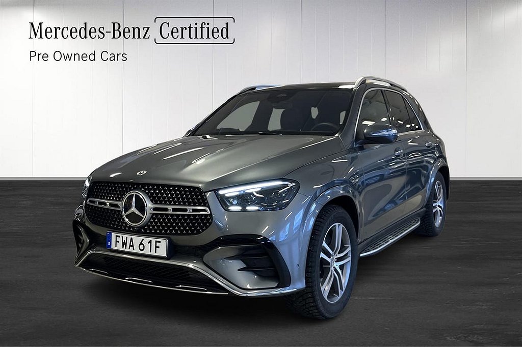 Mercedes-Benz GLE 350 de 4MATIC AMG-LINE ext/Drag/S-VHjul/Parorama/Burmester/360 K