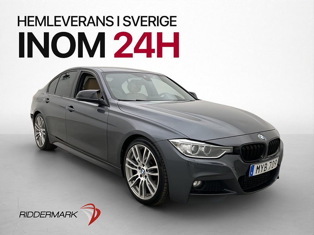 BMW 328 i 245hk M Sport Kamera H/K Head Up Skinn Sensorer