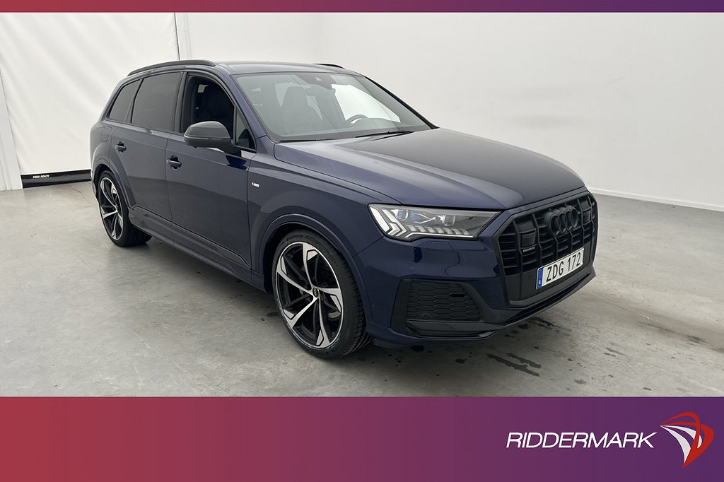 Audi Q7 50 TDI Q 286hk S-Line 7-Sits B&O D-Värm 3D Drag MOMS