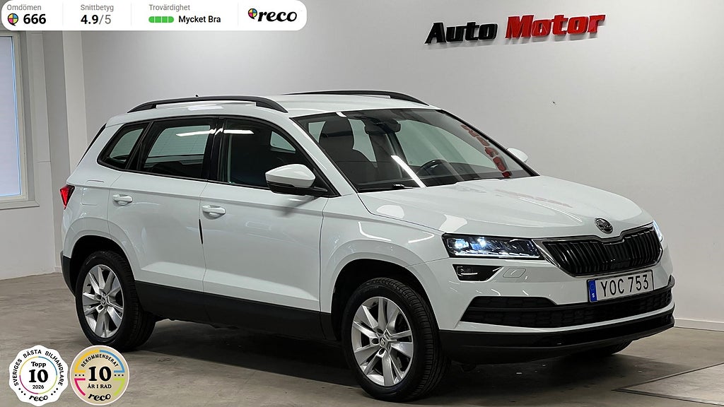 Skoda Karoq 1.0 TSI 115hk Automat Drag/Carplay/Backkamera