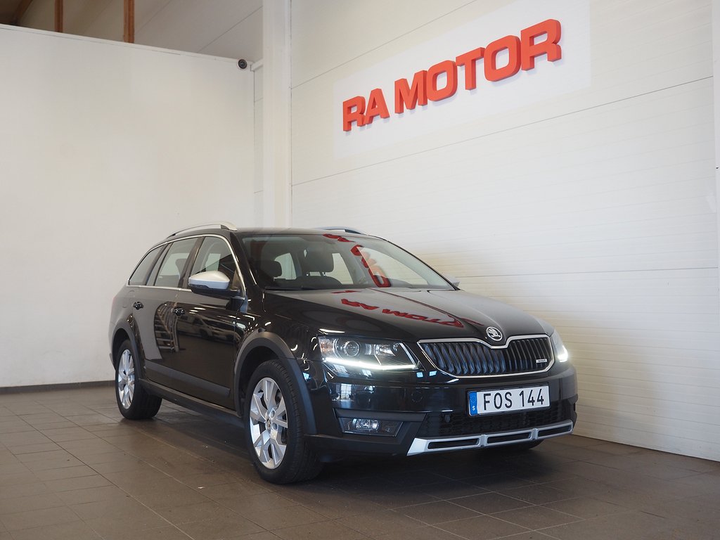 Skoda Octavia Scout 2.0 TDI 4x4 Aut 184hk | Drag | D-värm | 2015