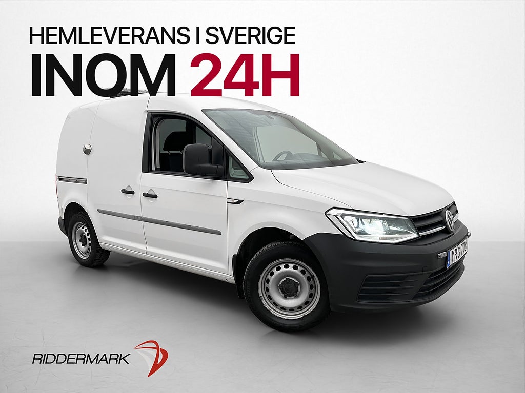 Volkswagen Caddy 2.0TDI Värmare LED Dragkrok V-Inredd Moms