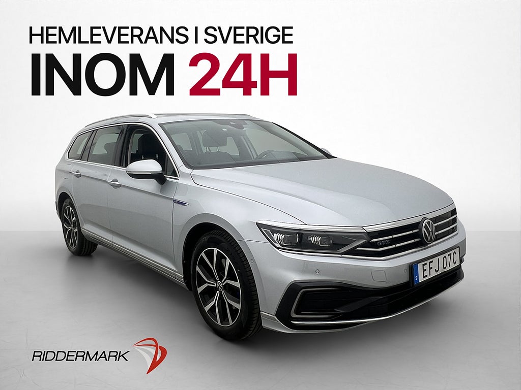 Volkswagen Passat GTE 1.4 TSI 218hk Pano Värm Dragkrok MOMS