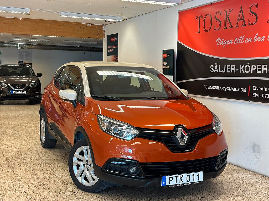 Renault Captur 1.2 TCe EDC Euro 6/låga mil/ låg skatt/låg bränsleförbrukning.