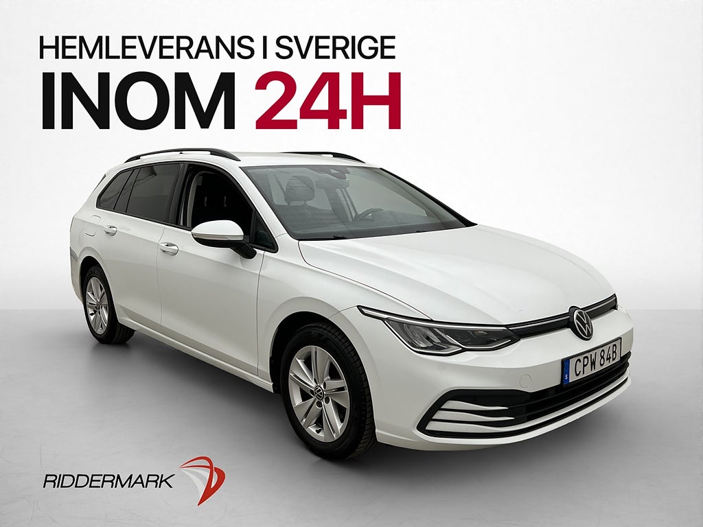 Volkswagen Golf 1.5 eTSI Sensorer CarPlay Cockpit Adapt-Fart