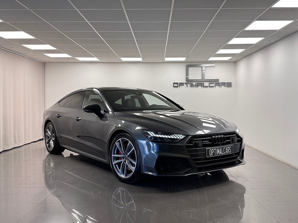 Audi A7 Sportback 55TFSi e Q S-LINE Pano B&O Läder MOMS