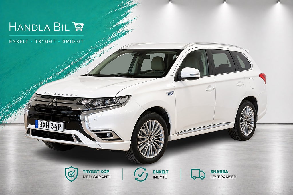 Mitsubishi Outlander PHEV Business X Värmare Drag Skinn 360° SoV
