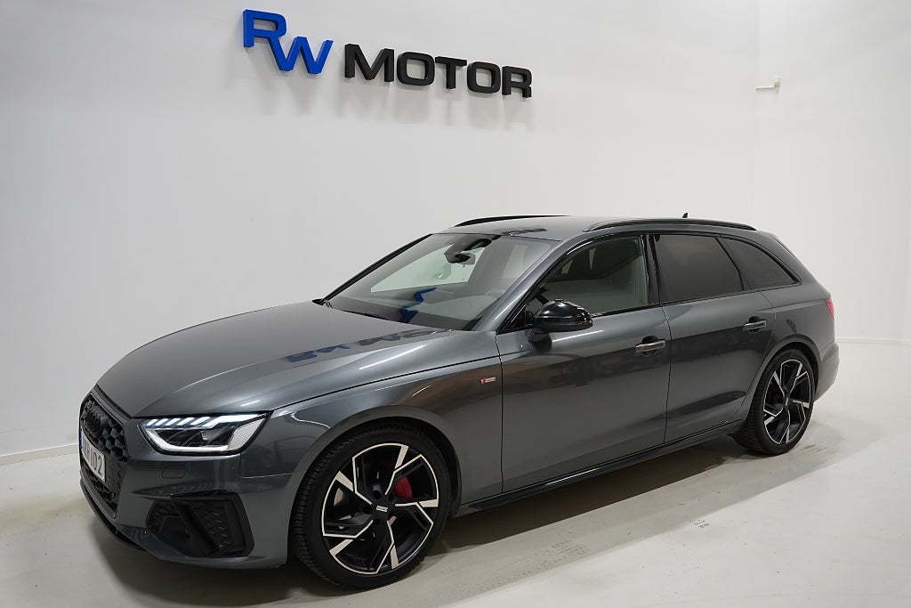 Audi A4 Avant 40 TDI quattro 204hk S Line Värmare Drag Matrix Navi MOMS