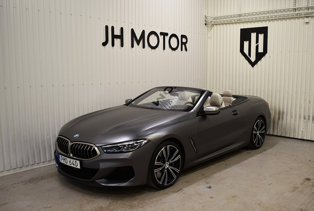 BMW M850i xDrive Convertible 530hk B&W/Laser/HUD/Night